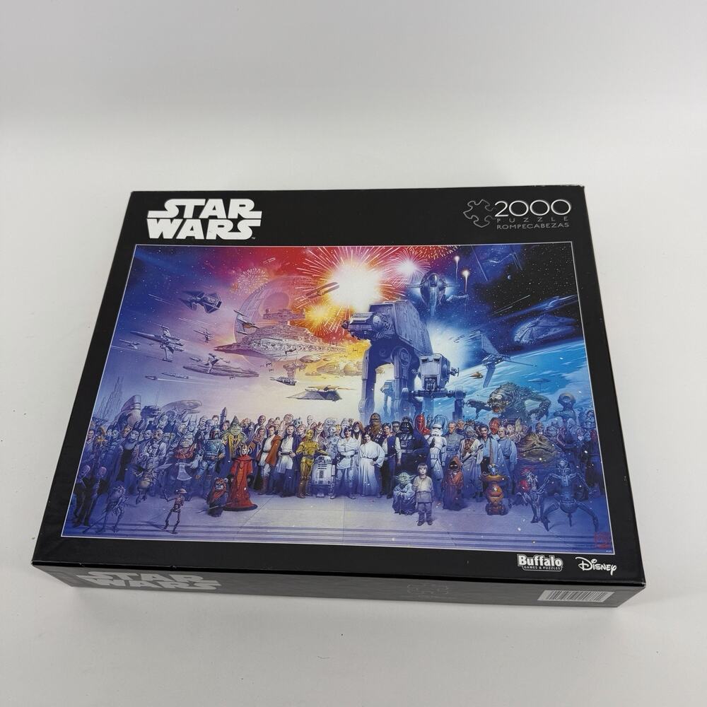 Star Wars 2000 Piece Jigsaw Puzzle by Buffalo Games,Iconic Characters & Vehicles